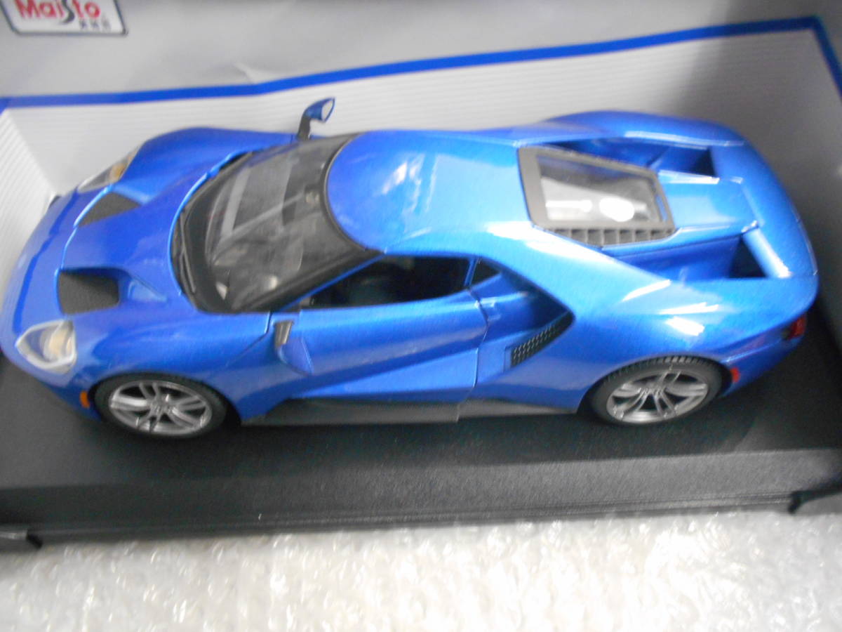 Maisto Maisto 1/18 2017 new FORD GT Ford GT blue blue metallic including in a package un- possible 