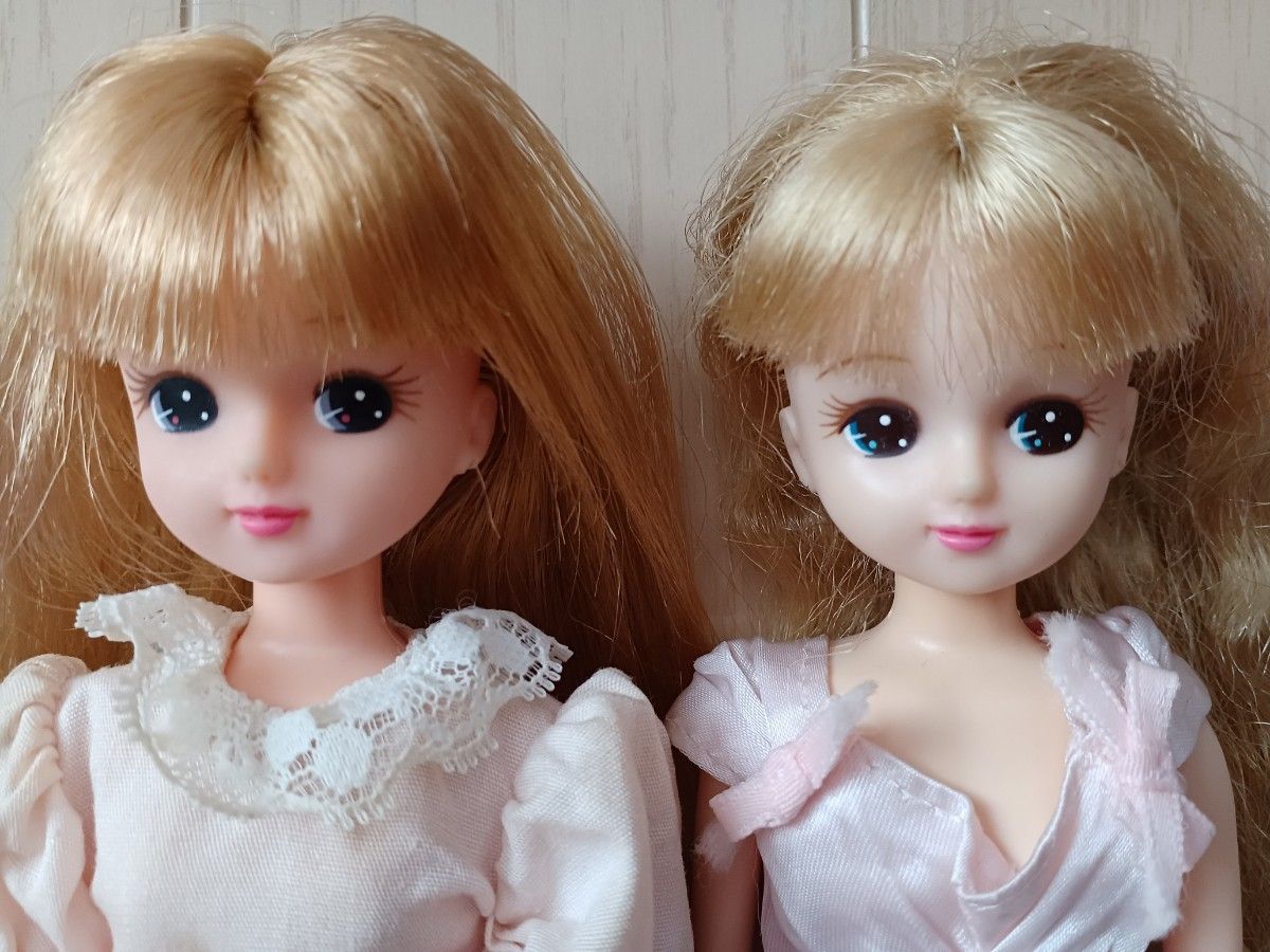 レア 4代目 リカちゃん 2体セット 青目 おまけ日本製ドレス レア 4代目 リカちゃん 2体セット 青目 おまけ日本製ドレス