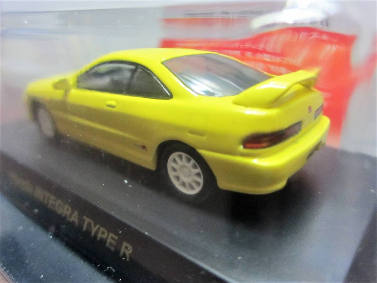 京商☆ホンダ ミニカーコレクション☆Honda INTEGRA TYPE R Yellow☆KYOSHO2011☆保_画像5