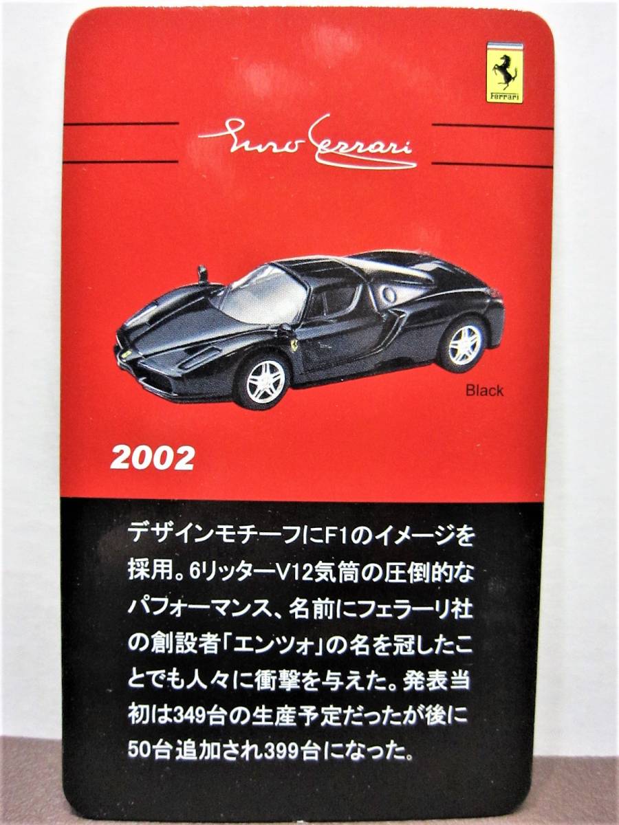 京商☆フェラーリ ミニカーコレクション２☆Enzo Ferrari 2002 Black☆完成品☆KYOSHO2005☆保2_画像10