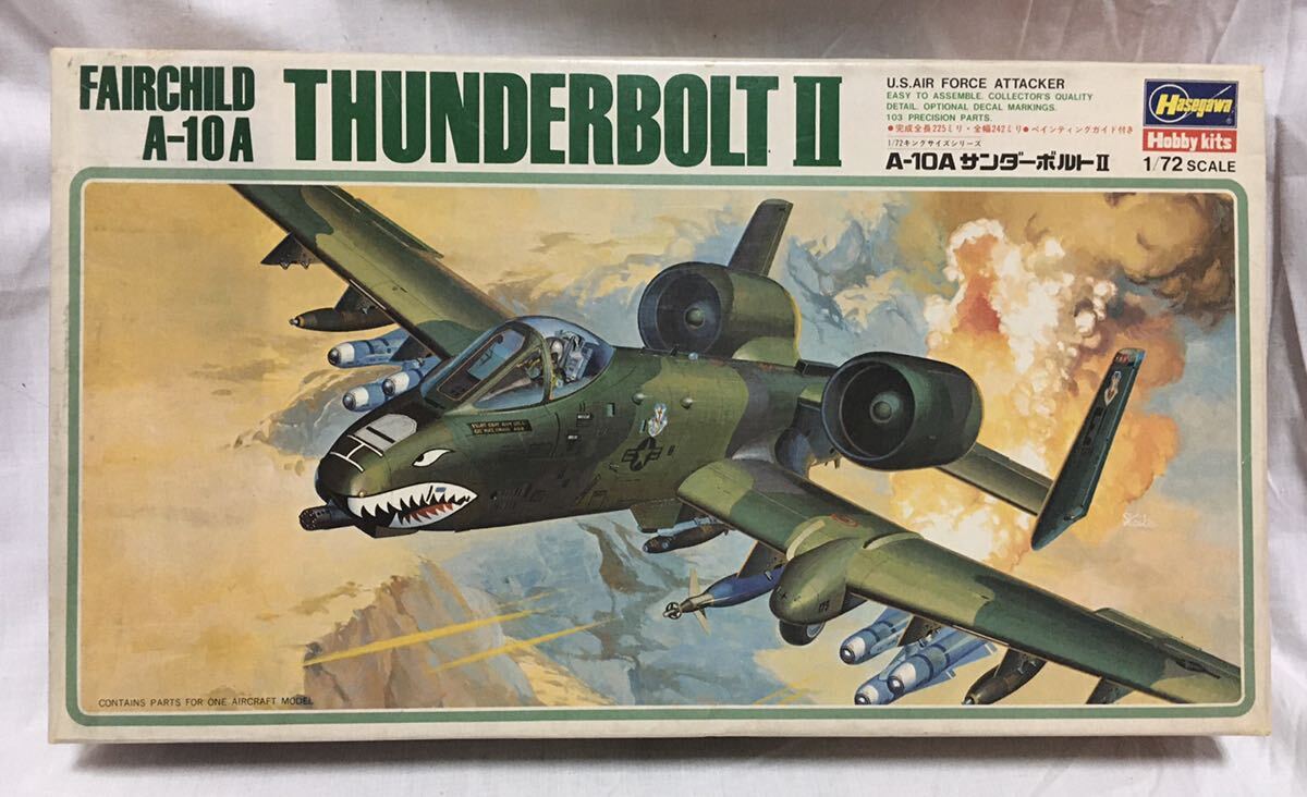  Hasegawa 1/72 A-10A THUNDERBOLTⅡ Thunderbolt Ⅱ America ВВС .. машина не собран li картина гид есть 