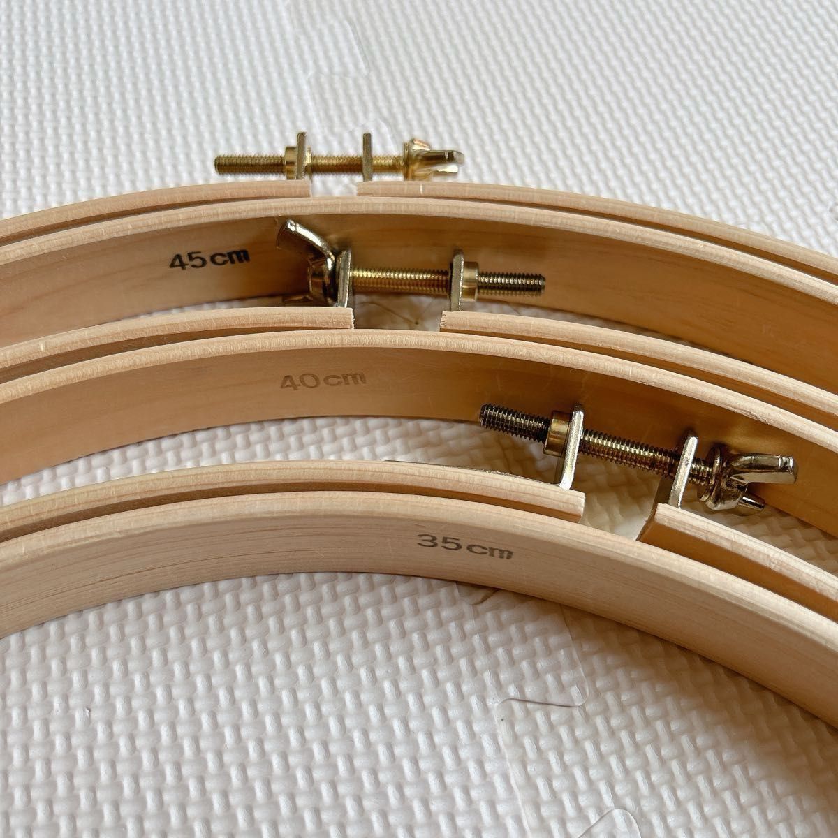 3点セット キルト枠 35 40 45 cm パッチワーク ハワイアンキルト 3点セット キルト枠 35 40 45 cm パッチワーク ハワイアンキルト