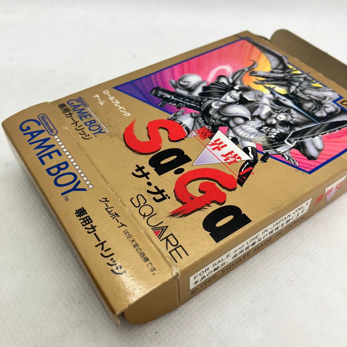 【動作確認済】GBソフト『魔界塔士Sa・Ga サガ』箱取説付き 【動作確認済】GBソフト『魔界塔士Sa・Ga サガ』箱取説付き