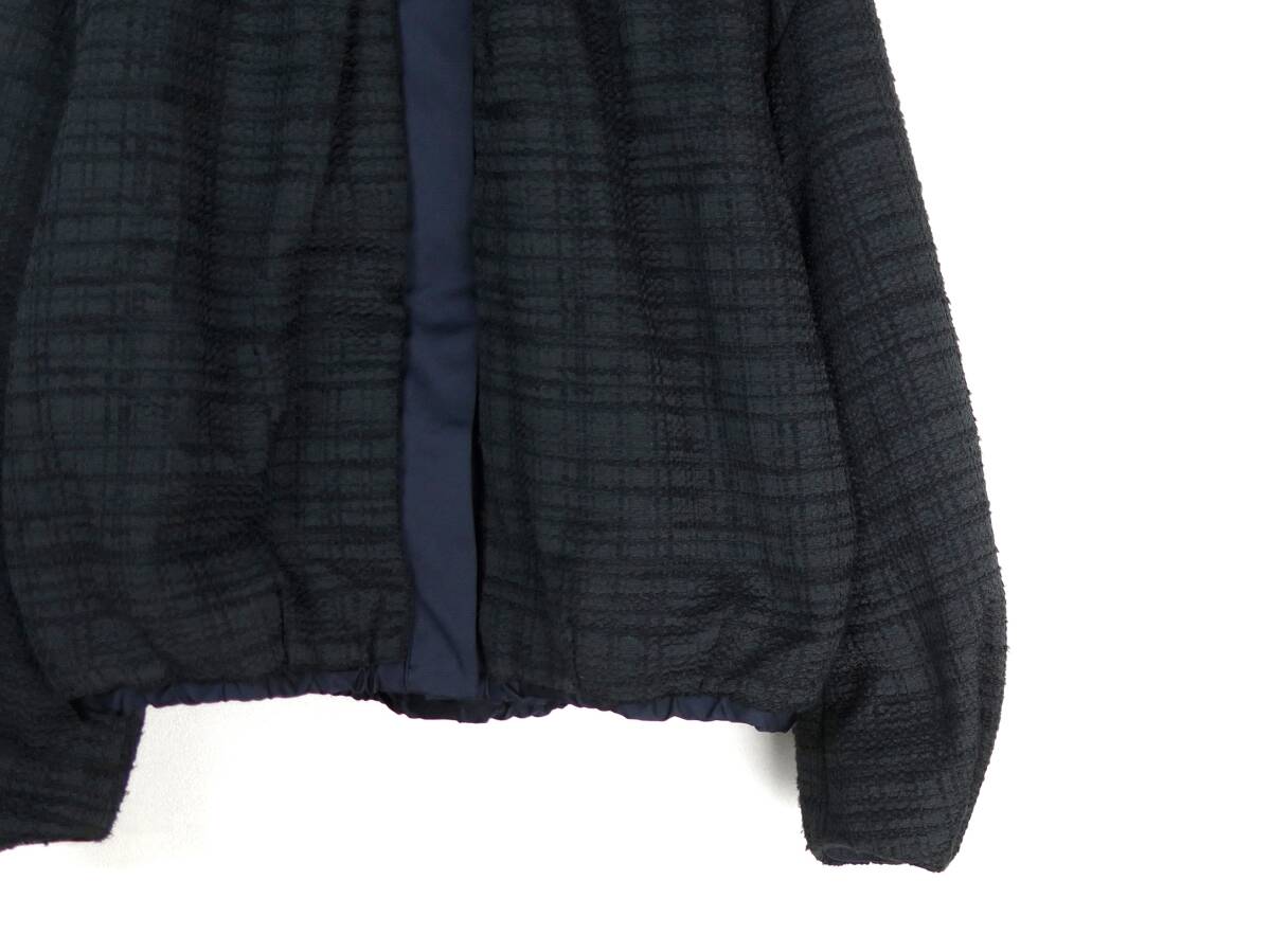 Drawer ドゥロワー 23AW ジャカード ギャザーブルゾン38 ジップ Drawer ドゥロワー 23AW ジャカード ギャザーブルゾン38 ジップ