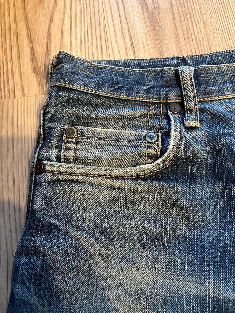 希少デザイン EVISU GENES OSAKA 七福神刺繍 36サイズ 赤耳 希少デザイン EVISU GENES OSAKA 七福神刺繍 36サイズ 赤耳