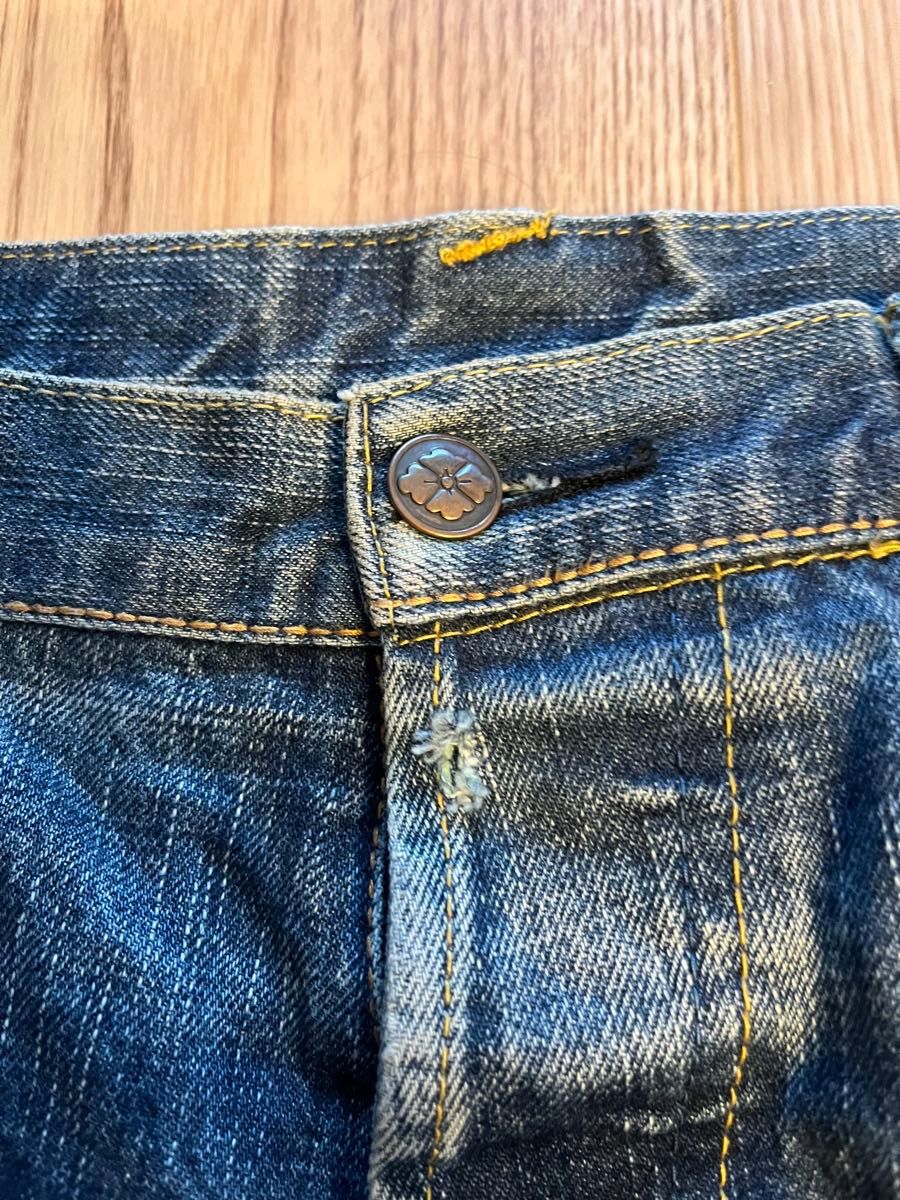 希少デザイン EVISU GENES OSAKA 七福神刺繍 36サイズ 赤耳 希少デザイン EVISU GENES OSAKA 七福神刺繍 36サイズ 赤耳