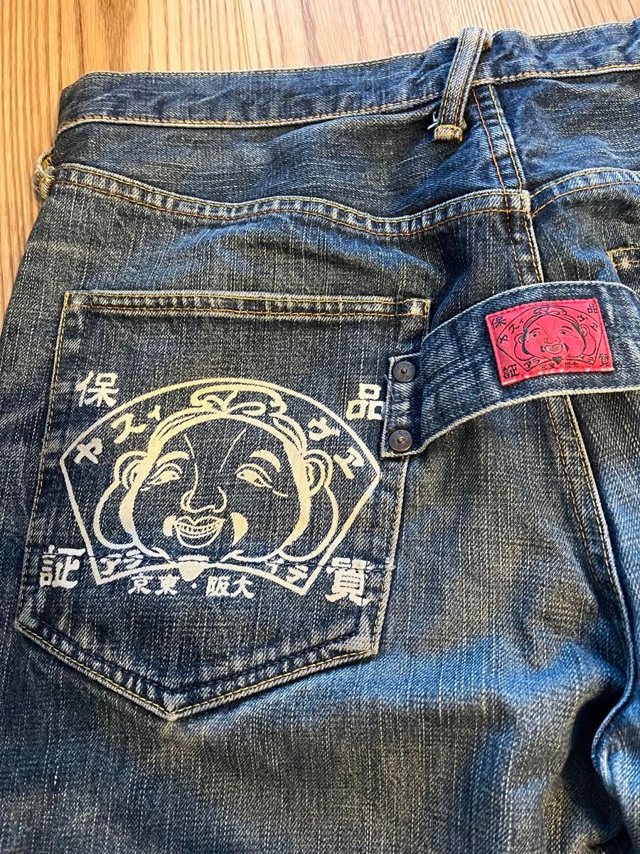 希少デザイン EVISU GENES OSAKA 七福神刺繍 36サイズ 赤耳 希少デザイン EVISU GENES OSAKA 七福神刺繍 36サイズ 赤耳