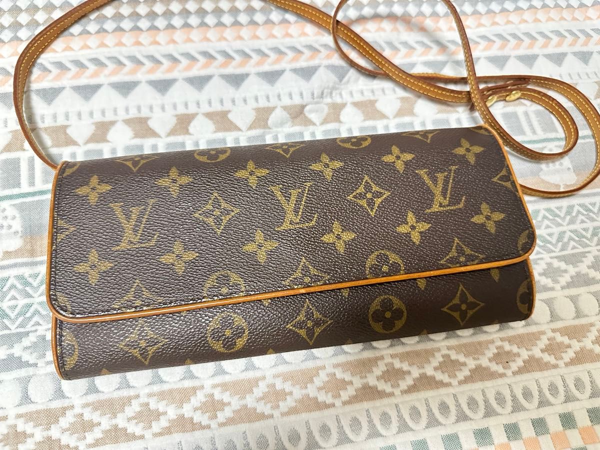 【極美希少品】ルイヴィトン　ポシェットツインGM モノグラム ショルダーバッグ LOUIS VUITTON