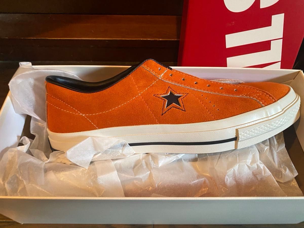 27 5cm CONVERSE ONE STAR J VTG オレンジ ワンスター ジャック 27 5cm CONVERSE ONE STAR J VTG オレンジ ワンスター ジャック