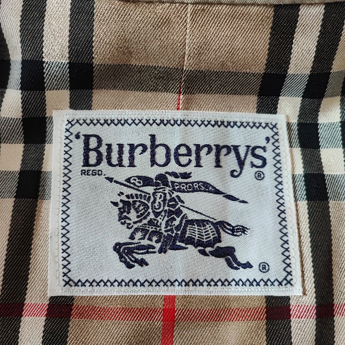美品 Burberrys 90s 白タグ バーバリー ステンカラーコート ノバ 美品 Burberrys 90s 白タグ バーバリー ステンカラーコート ノバ