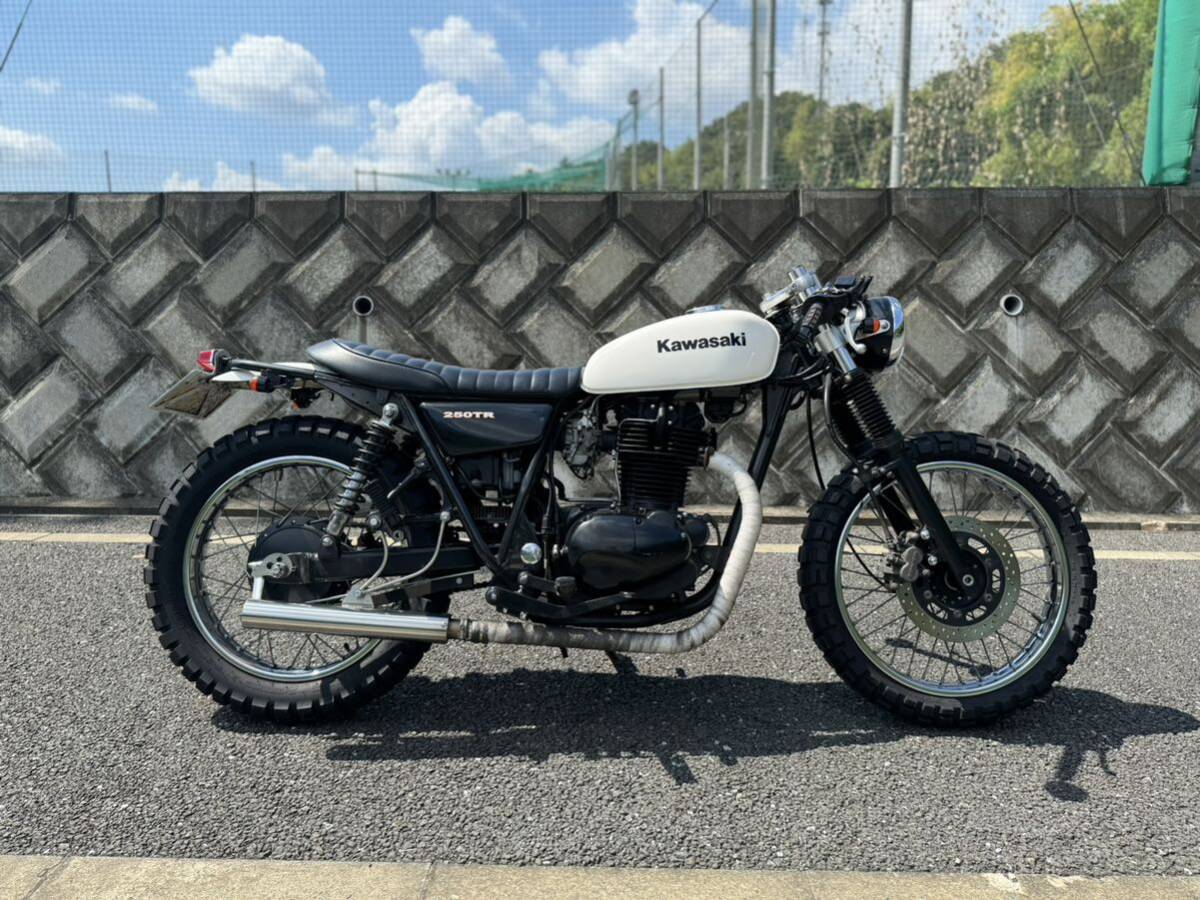 250TR カフェレーサー カスタム 実働自賠付 スクランブラー SR TW CB GB W650 YB エストレヤ グラストラッカー  FTR(126cc-250cc)｜売買されたオークション情報、yahooの商品情報をアーカイブ公開 - オー オートバイ車体