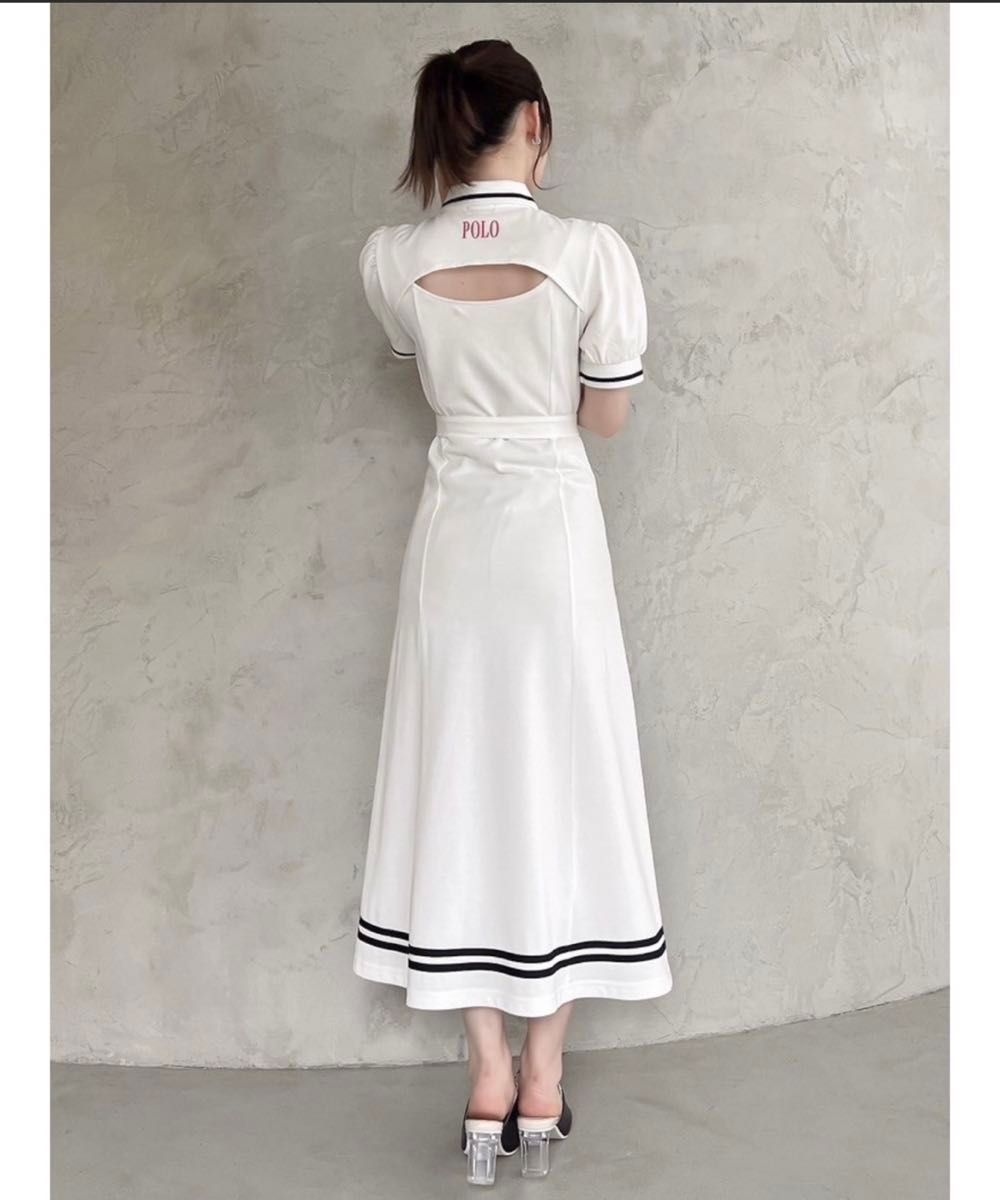 dazzlin POLO BCS コラボ ポロシャツワンピース 新品タグ付】dazzlin POLO BCS コラボ ポロシャツワンピース