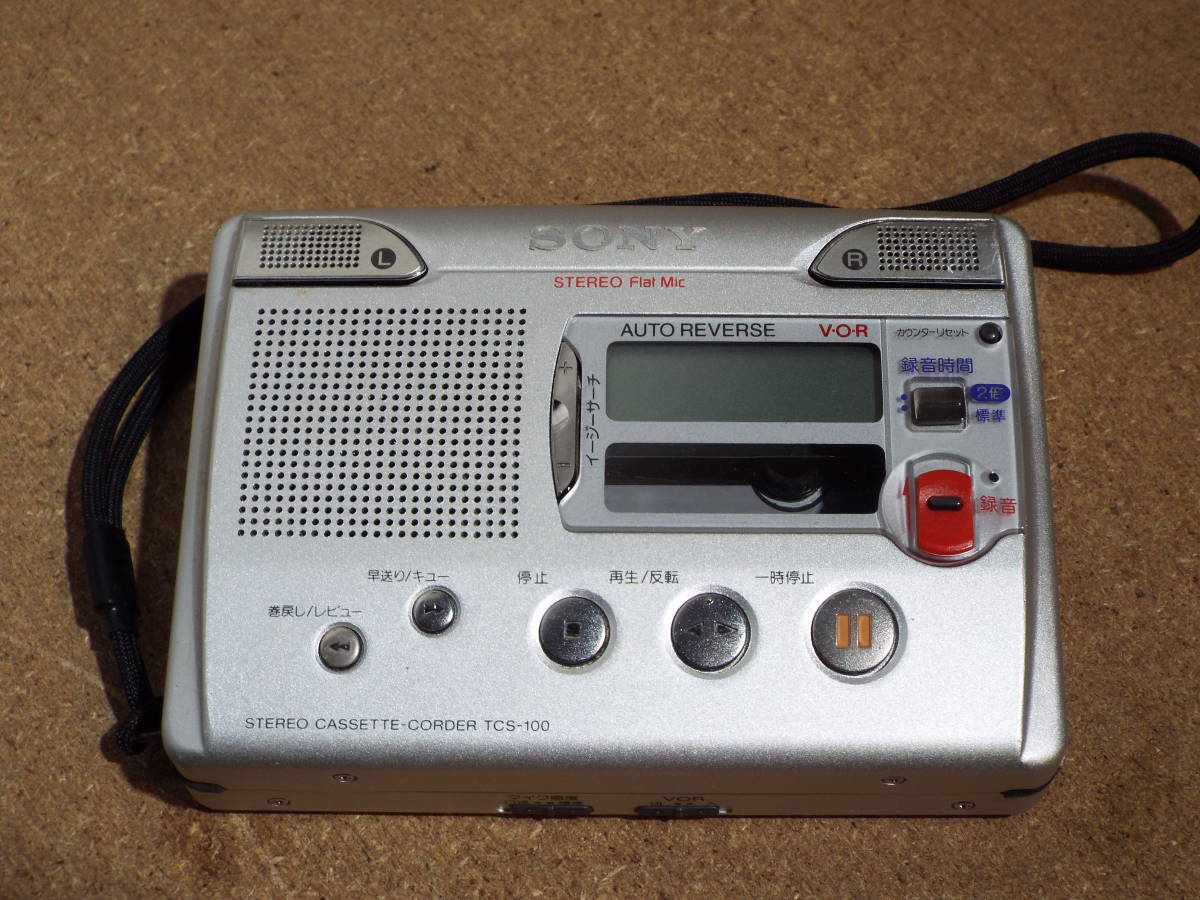 激安単価で ソニー SONY ポータブルカセットテープレコーダー TCS-100