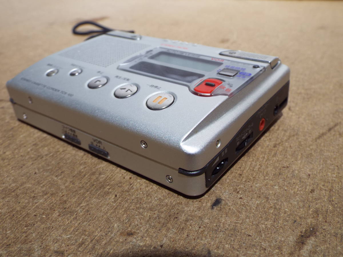 ソニー TCS-100 ポータブルカセットテープレコーダー SONY