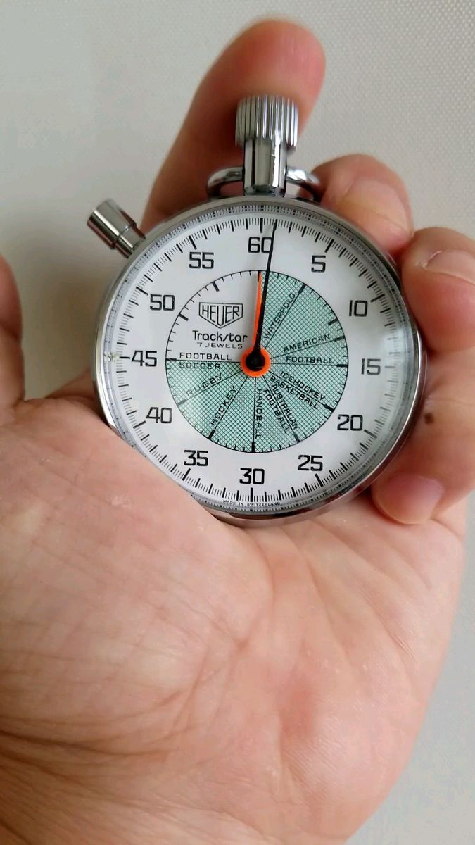 HEUER Trackstar ストップウォッチ 手巻き