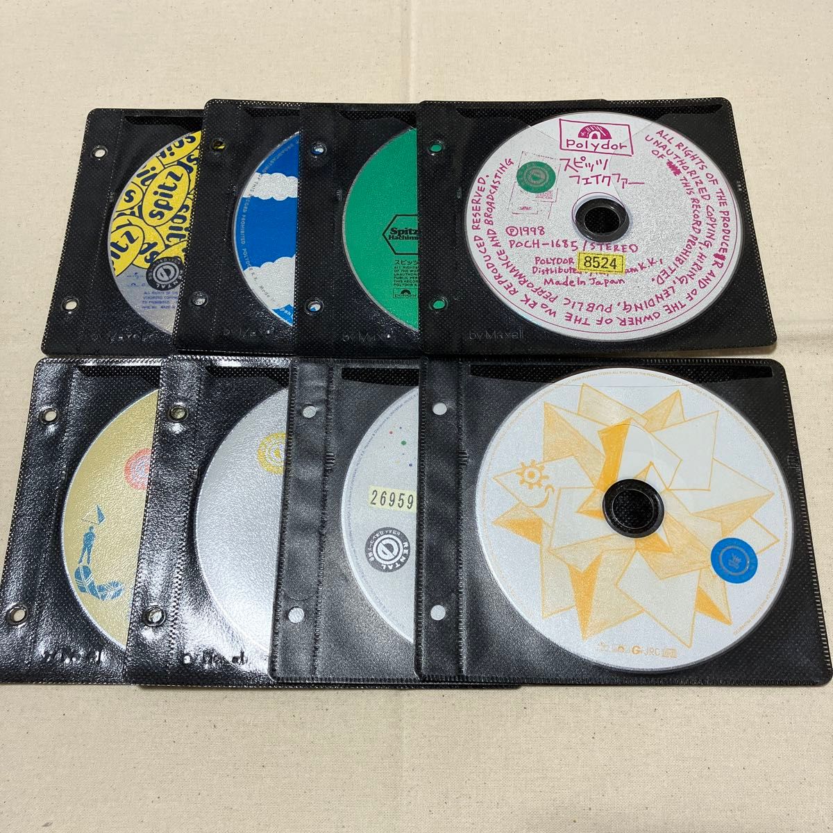 レンタル落ち CD まとめ売り】SPITZ スピッツ 8枚セット ケース レンタル落ち CD まとめ売り】SPITZ スピッツ 8枚セット ケース