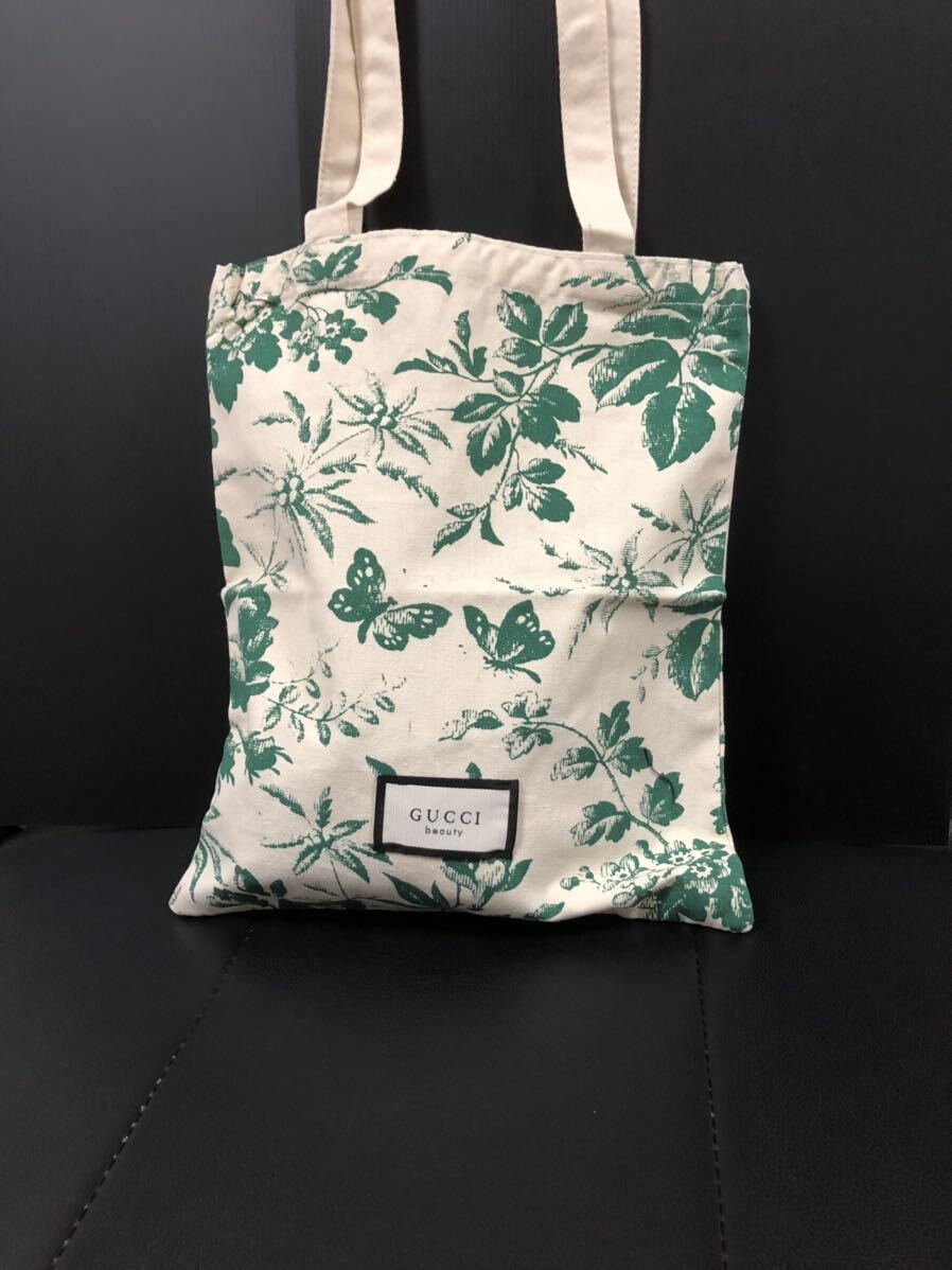 新品　GUCCI グッチ　ノベルティ　トートバッグ　グリーン
