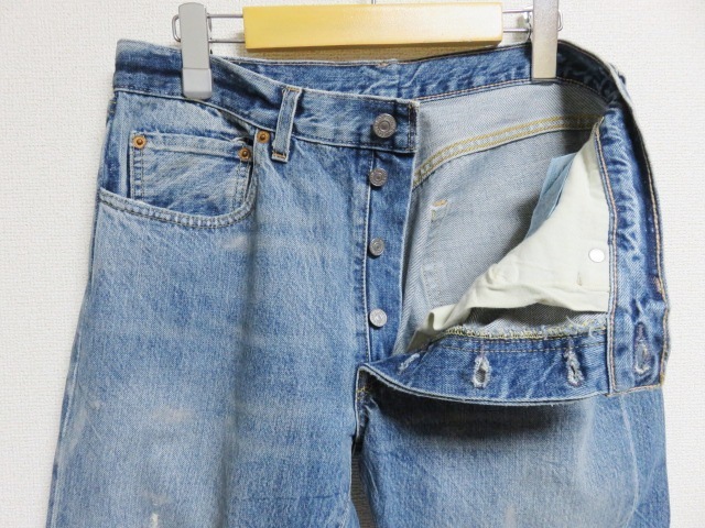 LVC リーバイス ビンテージ クロージング LEVIS VINTAGE CLOTHING 501XX 66466-0007 1966 jeans Customized デニム ジーンズ W31 L34 赤耳_画像3