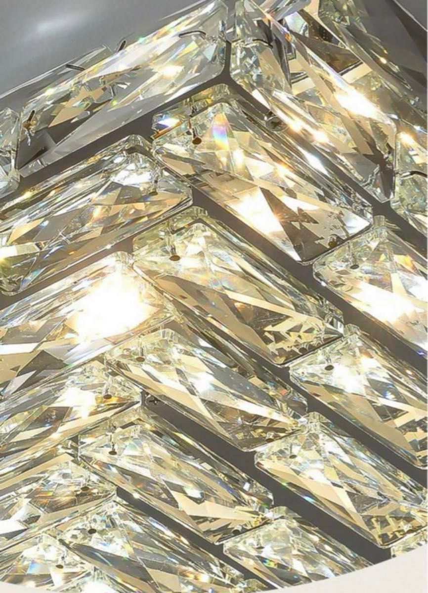 クリアk9モダン長方形クリスタル天井照明器具のシャンデリア クリアk9モダン長方形クリスタル天井照明器具のシャンデリア
