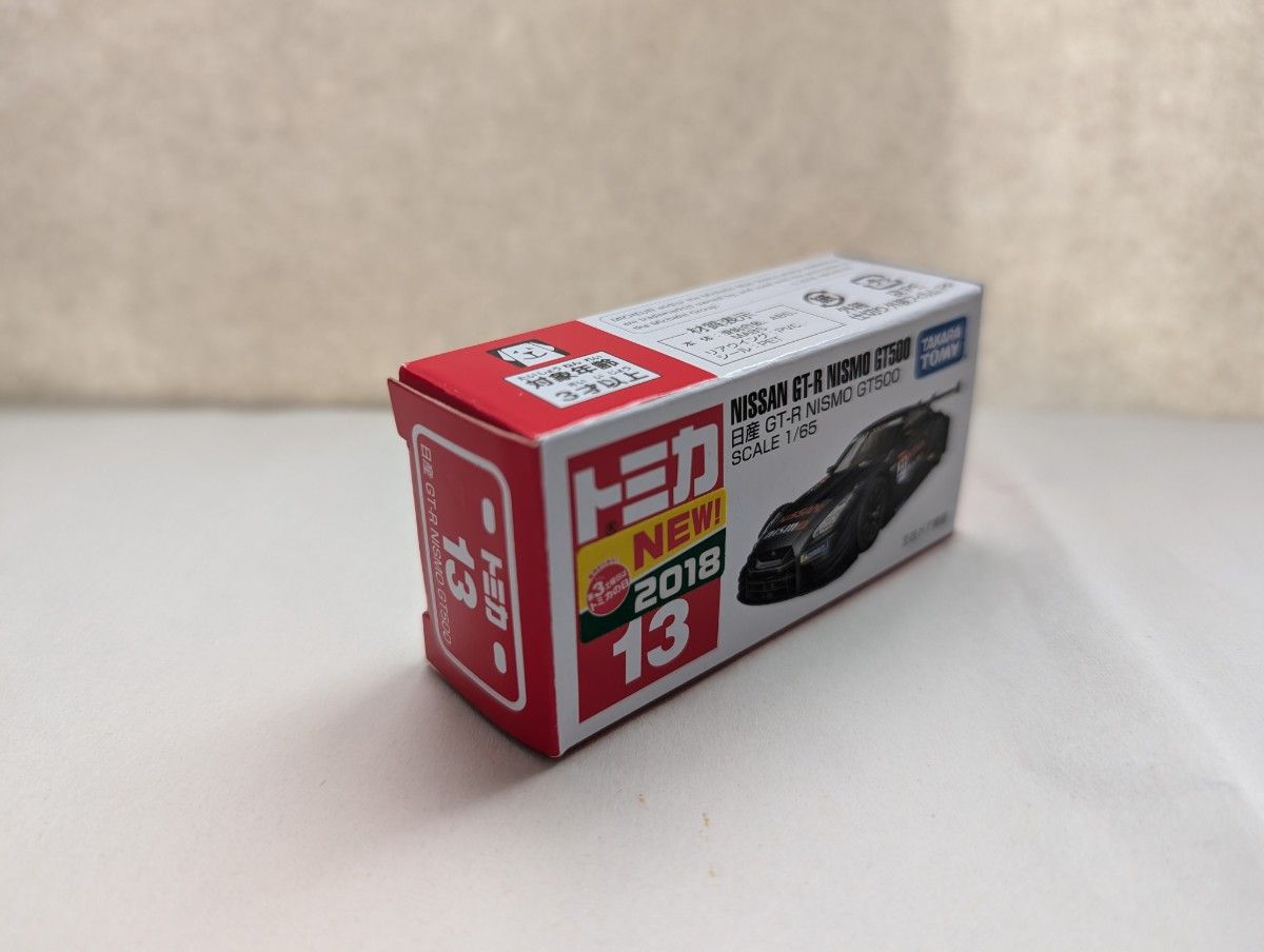 No 13 日産 GT-R NISMO GT500 (箱) (1/65スケール トミカ No 13 日産 GT-R NISMO GT500 (箱) (1/65スケール トミカ
