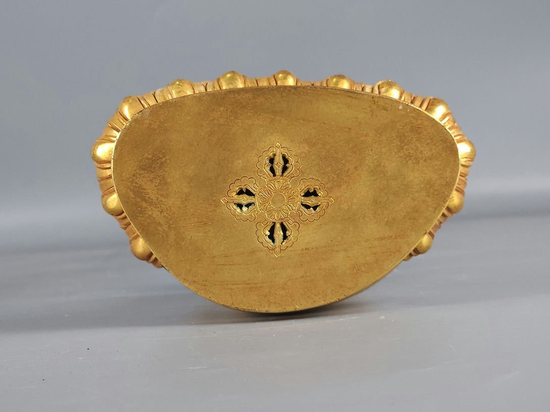 仏教美術 銅器 仏像 細密 彫刻 古美術 銅 仏教 □観心・時代旧蔵□C019唐時代 銅塗金仏造像 細密