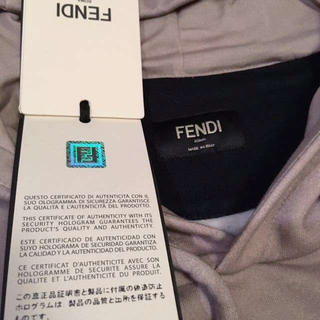 S новый товар стандартный товар FENDI MANIA FENDI / FILA Mania Logo Fendi любитель вышивка Logo f-ti- Parker разделение Ray Lee Karl Rugger ferudo