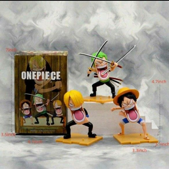 ONE PIECE ワンピース フィギュア ルフィ サンジ ゾロ 3体セット ONE PIECE ワンピース フィギュア ルフィ サンジ ゾロ 3体セット