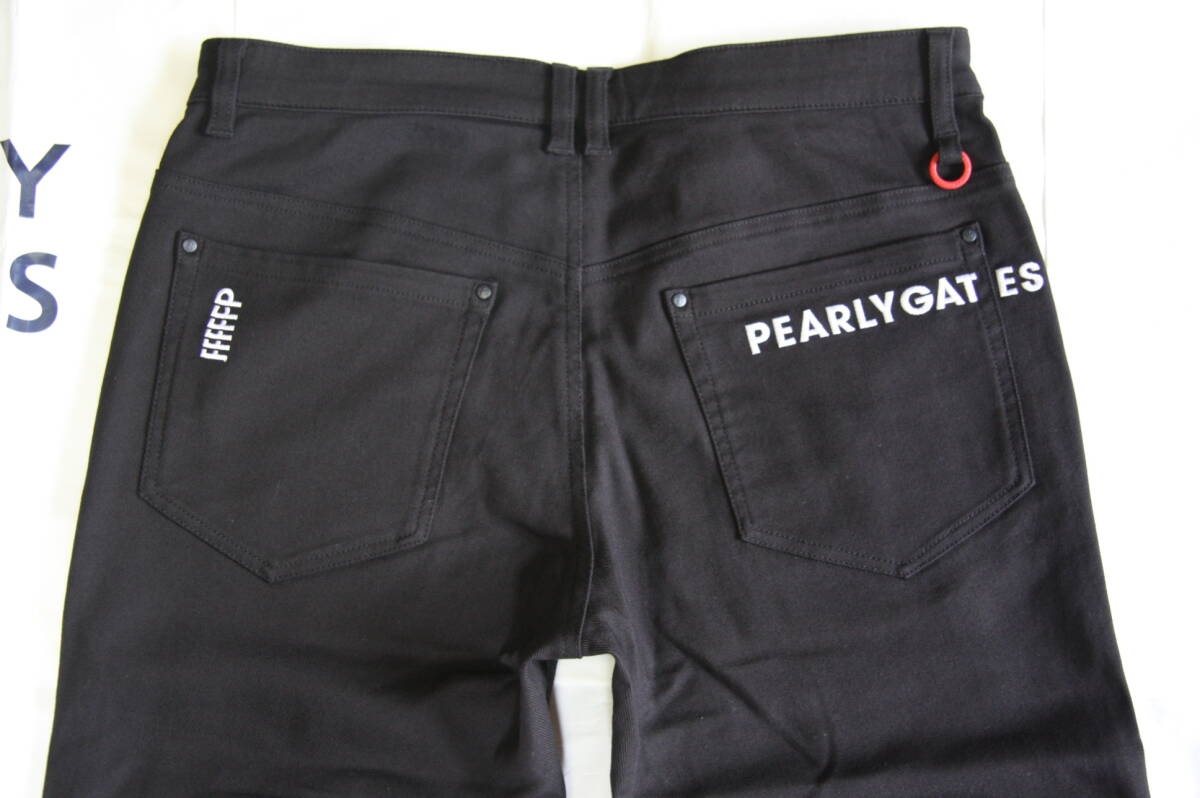 ★正規品★パーリーゲイツ PEARLY GATES★大人気 カルゼストレッチパンツ★カッコイイ★伸縮性★ダークネイビー★4(M)