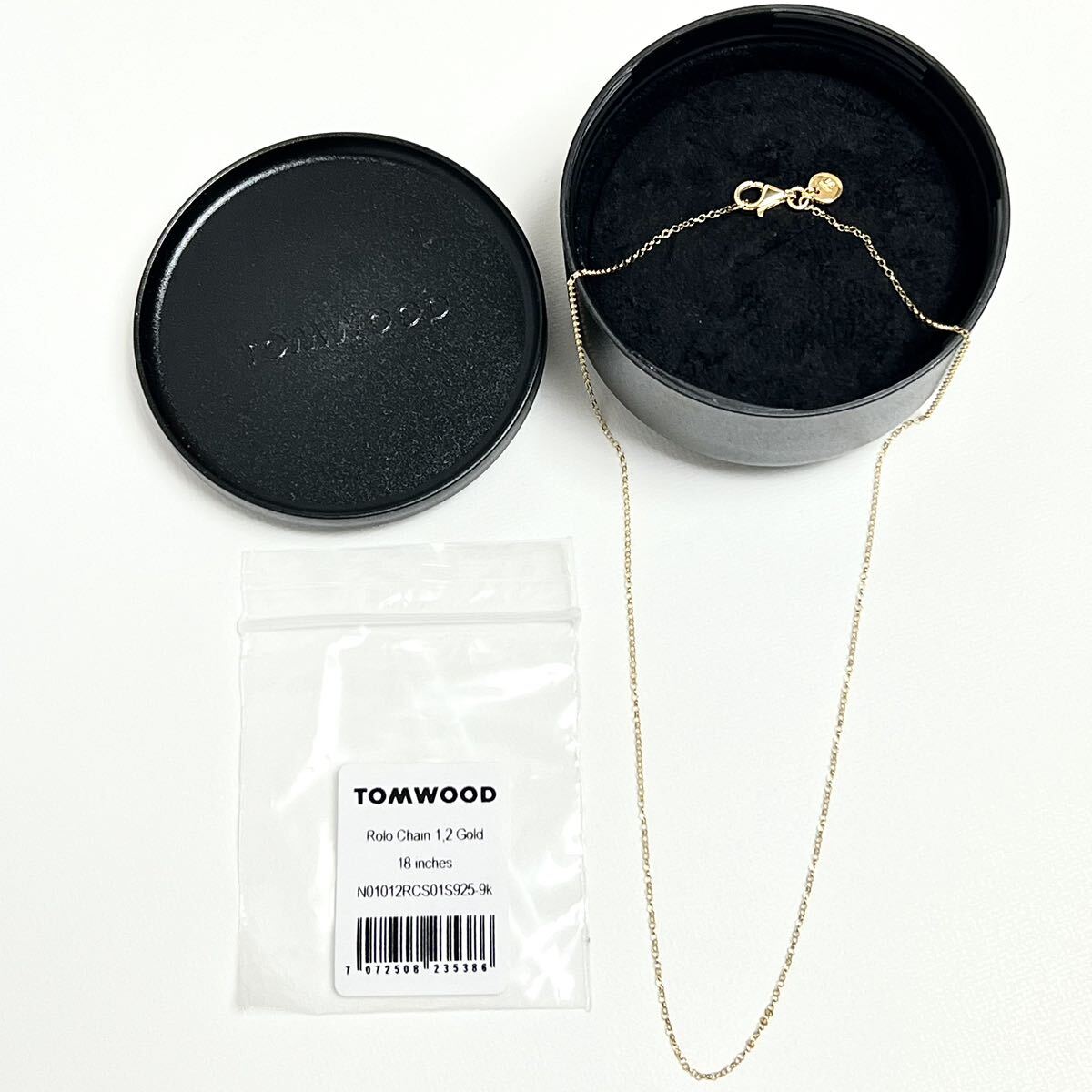 18inches 新品 TOMWOOD トムウッド ロロ チェーン ネックレス 18inches 新品 TOMWOOD トムウッド ロロ チェーン ネックレス