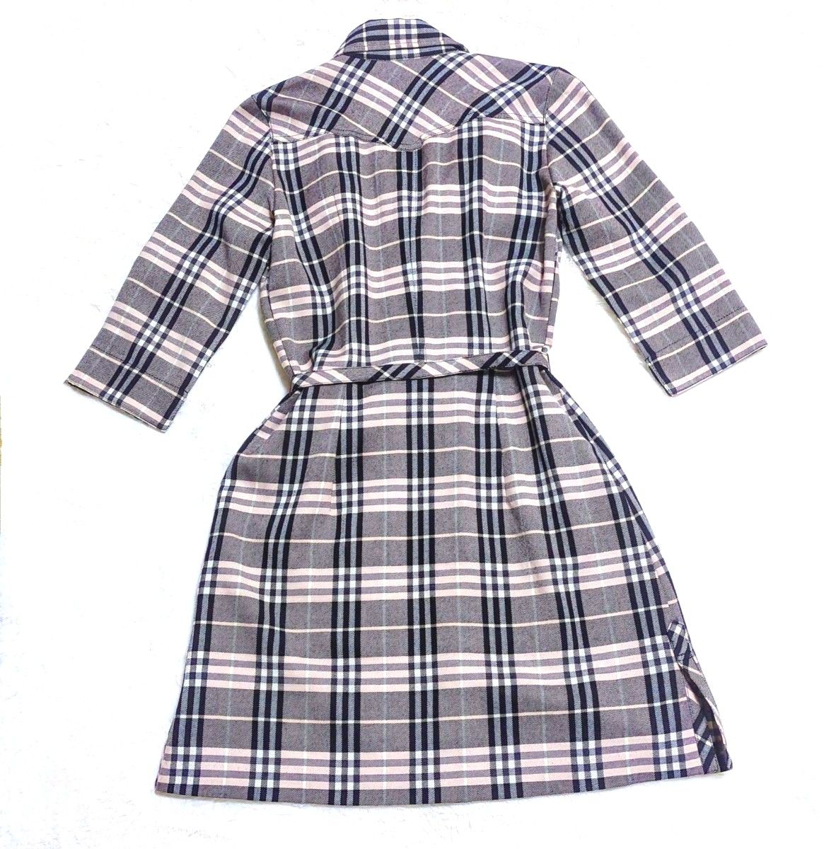 美品】バーバリーブルーレーベル BURBERRY BLUELABEL シャツ 美品】バーバリーブルーレーベル BURBERRY BLUELABEL シャツ