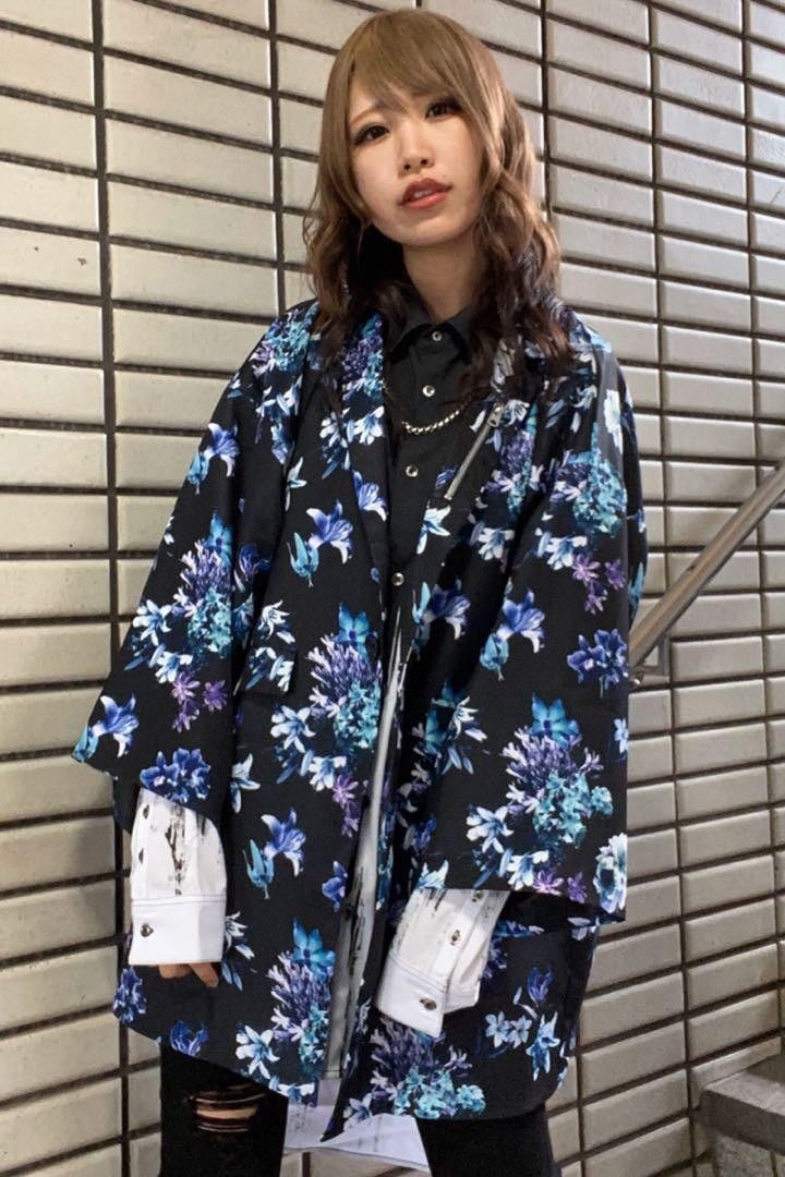 CIVARIZE シヴァーライズ フラワー総柄 着物 テーラード CIVARIZE シヴァーライズ フラワー総柄 着物 テーラード