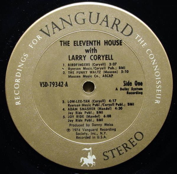 The Eleventh House With Larry Coryell - Introducing The Eleventh House◆カンパニースリーヴ付き、シュリンク残り◆DJ Shadowネタ_画像3