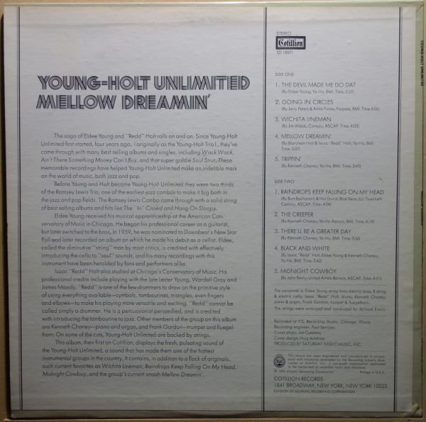 Young Holt Unlimited - Mellow Dreamin'◆Showbiz & A.G.ネタ◆日本語ラップネタ◆ECD / アゲインネタ_画像2