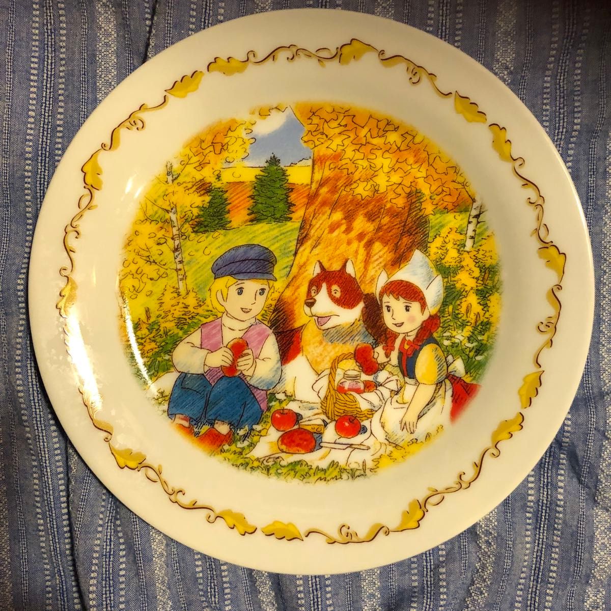 フランダースの犬 皿 非売品 春 紅葉 世界名作劇場 フランダースの犬 皿 非売品 春 紅葉 世界名作劇場