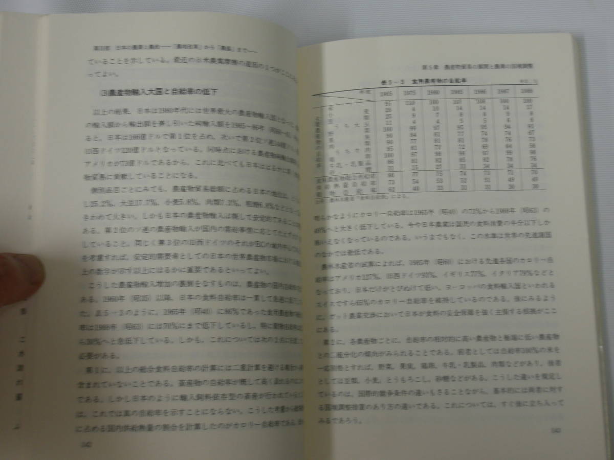 中古本 概説 現代の日本農業 藤谷築次/荏開津典生＝編 家の光協会_画像6