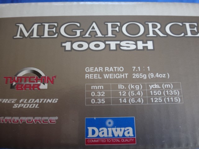 ③US Daiwa mega сила 100TSH повышенная передача 7.1tu. подбородок балка (s Mac механизм ) установка удобный слегка наматывать с одной стороны . литье &lito Lee b