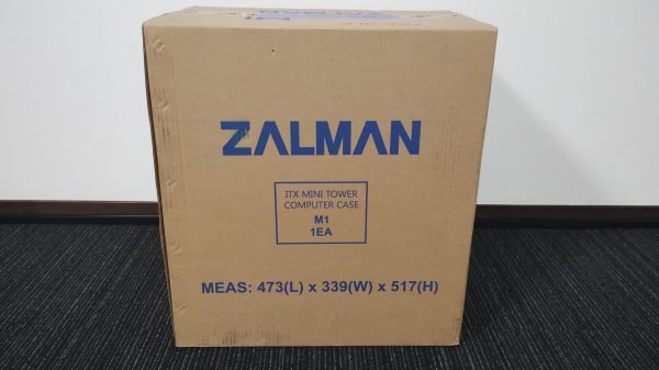 [ identification he] unopened new goods ZALMAN ITX Mini Tower M1 ITX PC case 140 size 