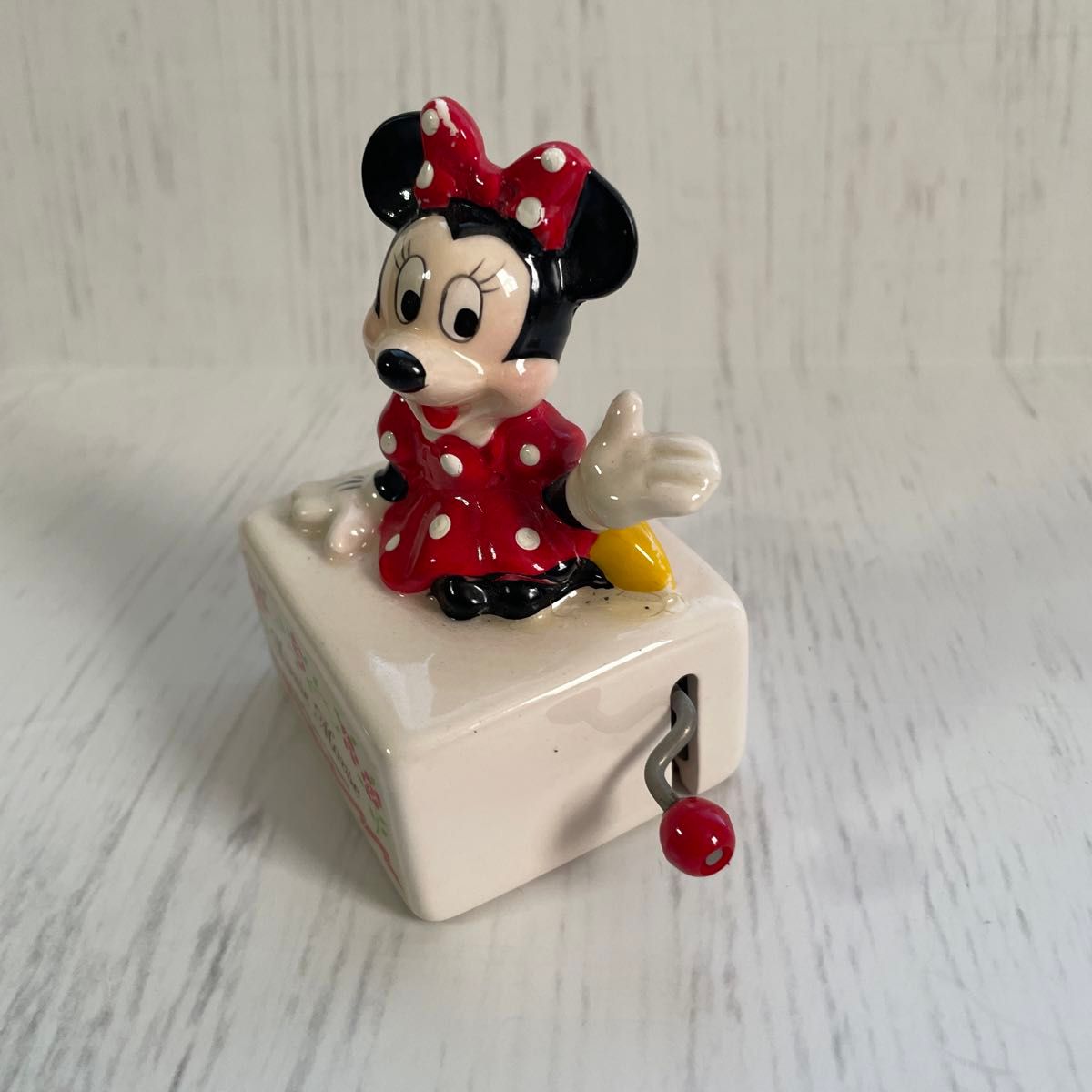 中古 ミニーマウス オルゴール 陶器 手回し ミッキーマウス 中古 ミニーマウス オルゴール 陶器 手回し ミッキーマウス
