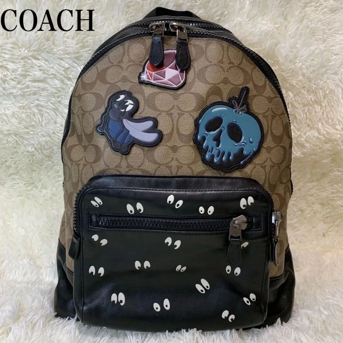 COACH コーチ ディズニー 白雪姫 コラボ リュック バックパック COACH コーチ ディズニー 白雪姫 コラボ リュック バックパック