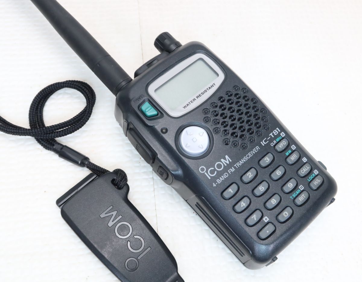 ICOM IC-T81 4バンド ハンディ機 深かっ トランシーバー ICOM IC-T81 4バンド ハンディ機 深かっ トランシーバー