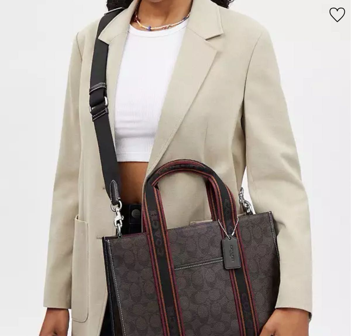 新品未使用 正規店 コーチ coach スミス トート・シグネチャー 新品未使用 正規店 コーチ coach スミス トート・シグネチャー