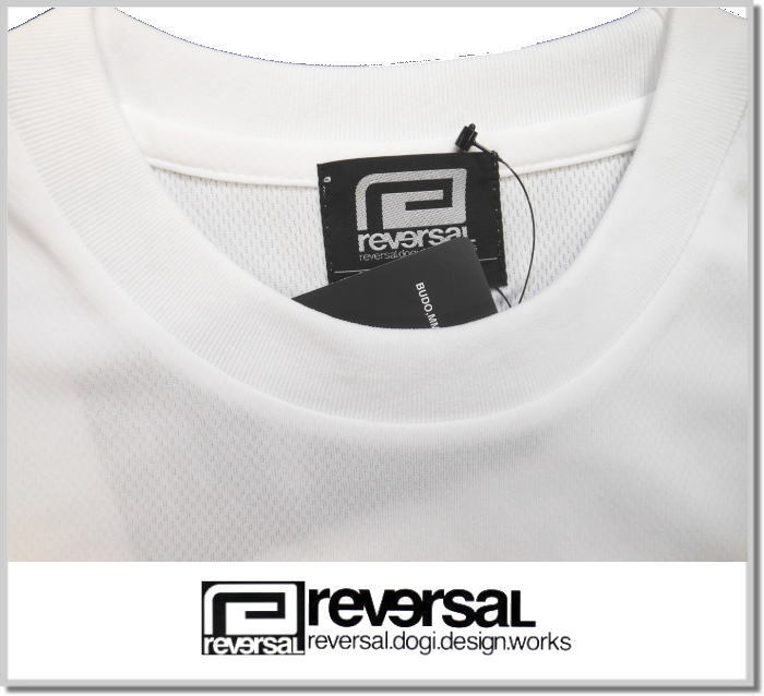 リバーサル reversal BIG MARK DRY MESH TEE rvbs028-WHITE-L Tシャツ 半袖 カットソー ドライメッシュ_画像2