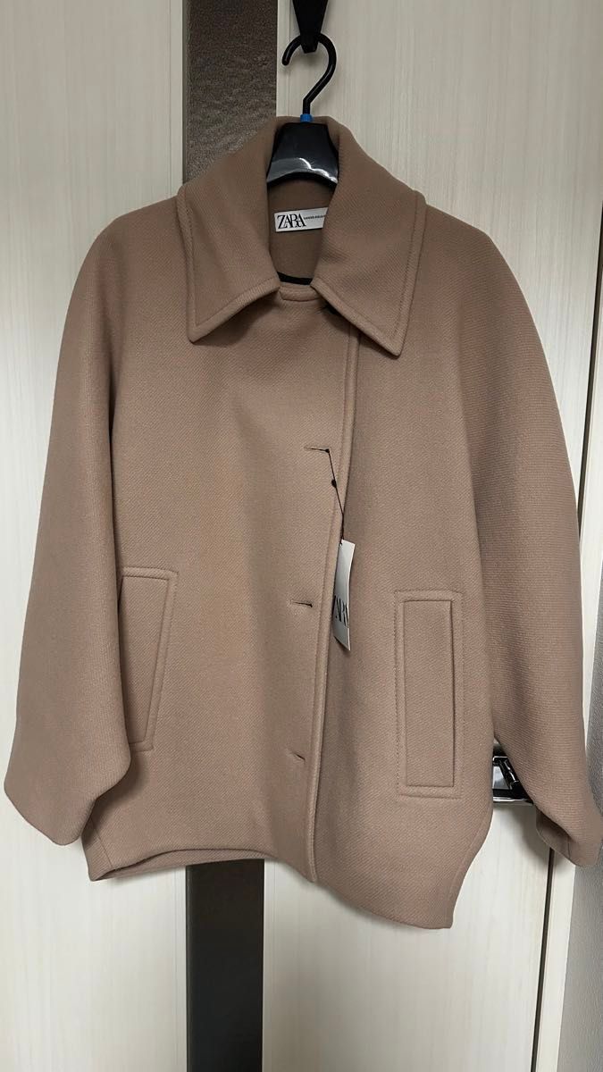 xxxs-xxs】ウール オーバーサイズショートコート【ZARA】|Yahoo xxxs-xxs】ウール オーバーサイズショートコート【ZARA】|Yahoo