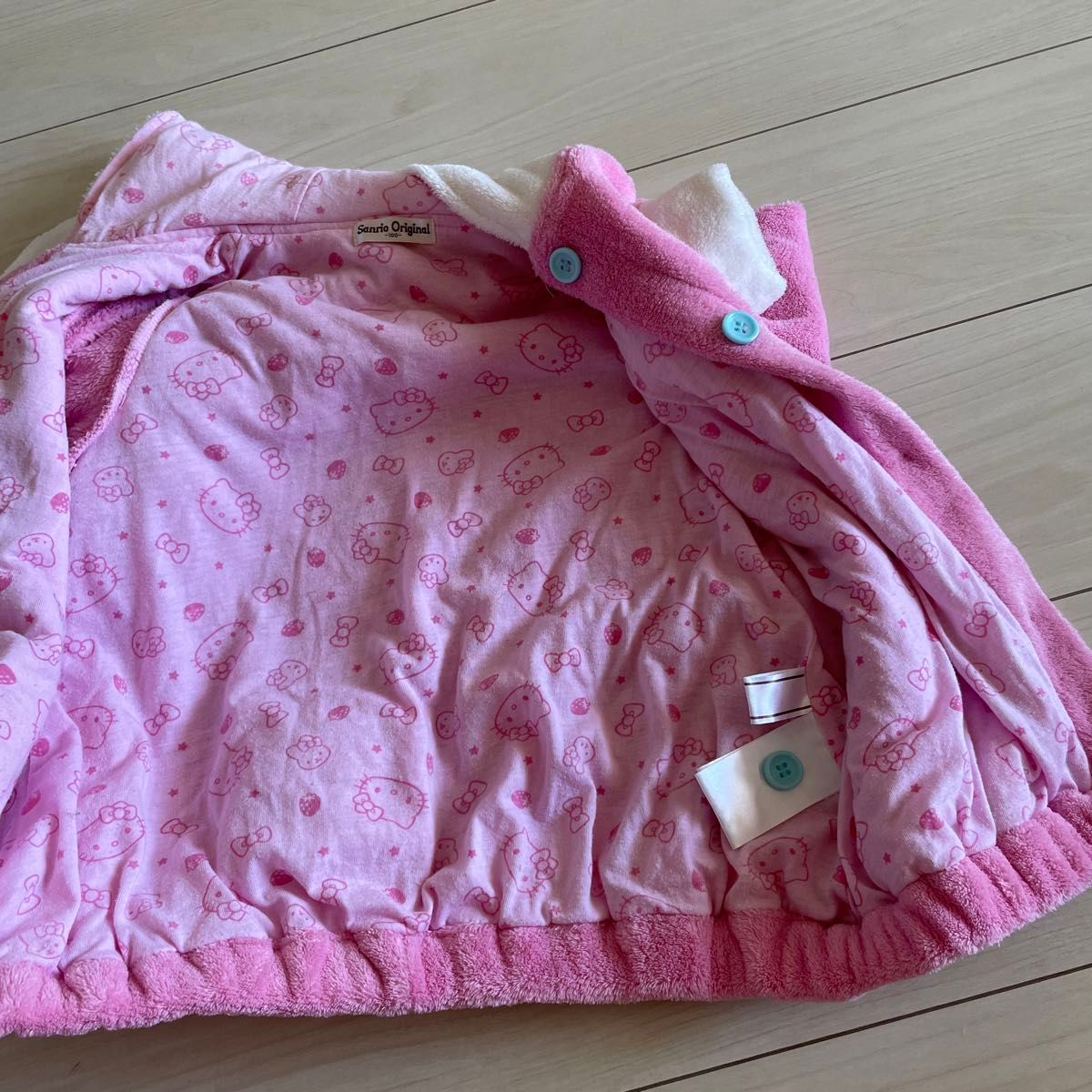 キティちゃん着ぐるみ パジャマ 上下セット ピンク ルームウェア キティちゃん着ぐるみ パジャマ 上下セット ピンク ルームウェア