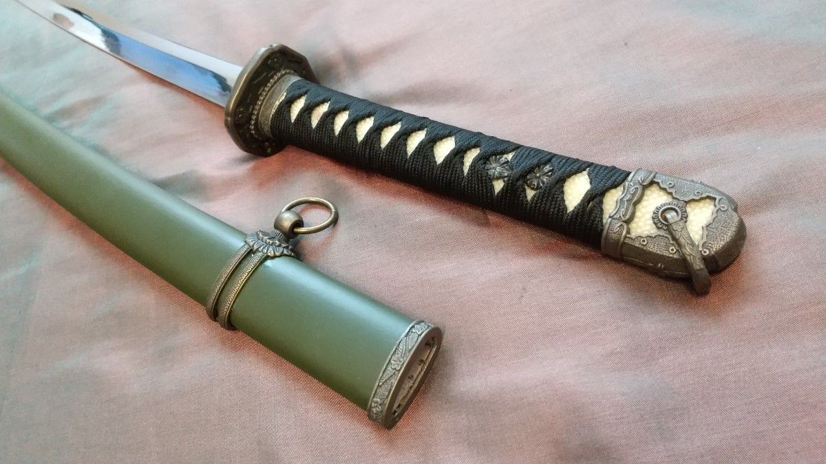 尾形刀剣】模造刀 軍刀 国防色 大刀 ミリタリー サバゲー 日本軍 尾形刀剣】模造刀 軍刀 国防色 大刀 ミリタリー サバゲー 日本軍