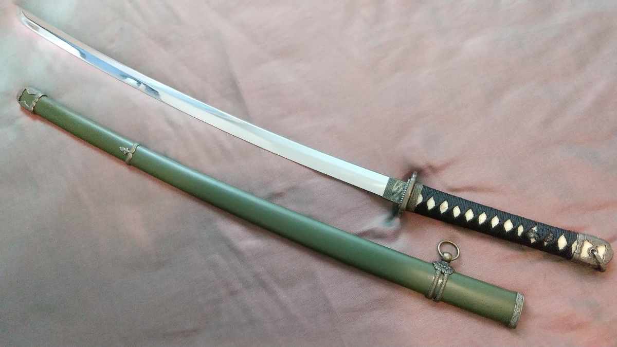 尾形刀剣】模造刀 軍刀 国防色 大刀 ミリタリー サバゲー 日本軍 尾形刀剣】模造刀 軍刀 国防色 大刀 ミリタリー サバゲー 日本軍