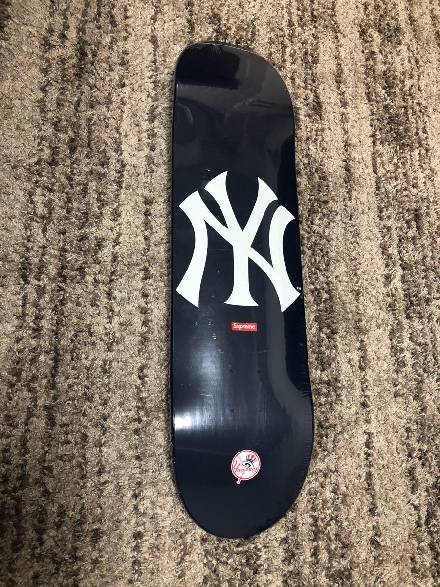 送料無料 Supreme New York Yankees Skateboard Deck Navy シュプリーム ニューヨーク ヤンキース スケートボード スケボー デッキ 15ss 