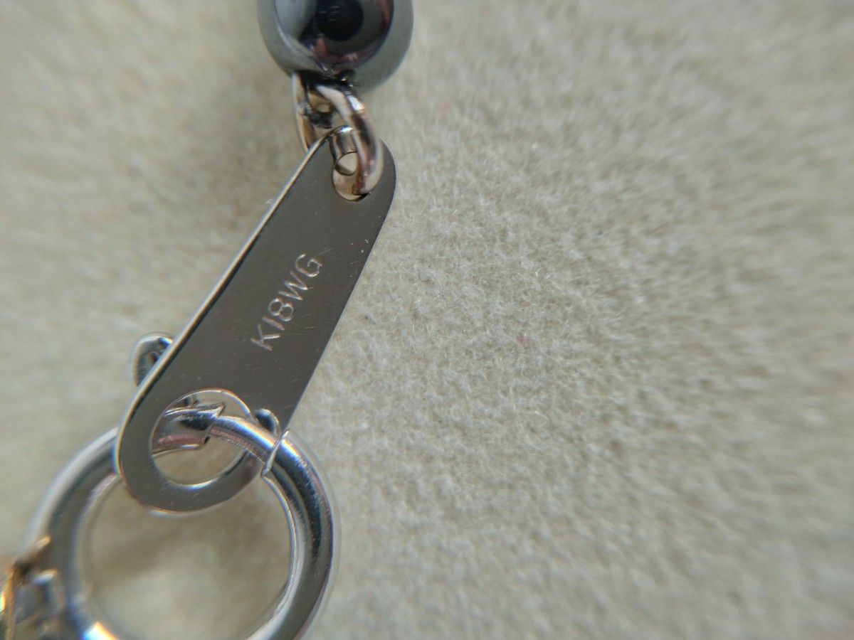 Dis Moi Materano ディモア マテラノ ネックレス K18WG 50cm Dis Moi Materano ディモア マテラノ ネックレス K18WG 50cm