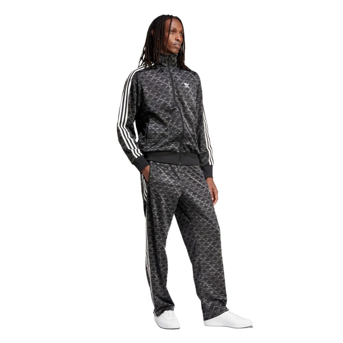 新品 adidas 黒3XL モノグラム ファイヤーバードトラック 新品 adidas 黒3XL モノグラム ファイヤーバードトラック