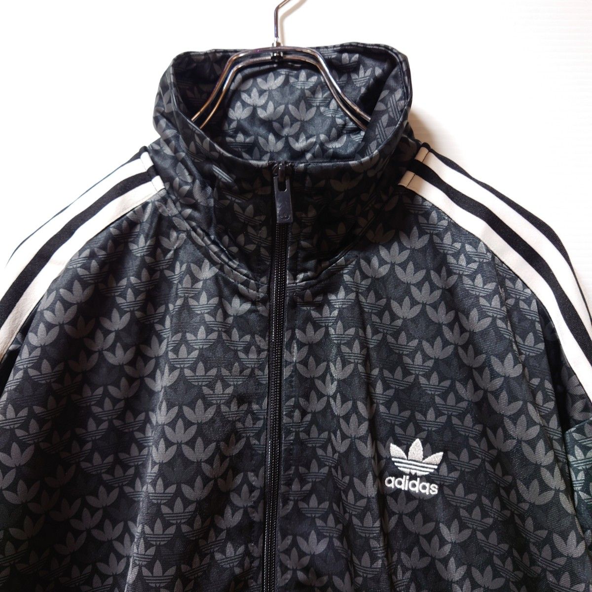 新品 adidas 黒3XL モノグラム ファイヤーバードトラック 新品 adidas 黒3XL モノグラム ファイヤーバードトラック